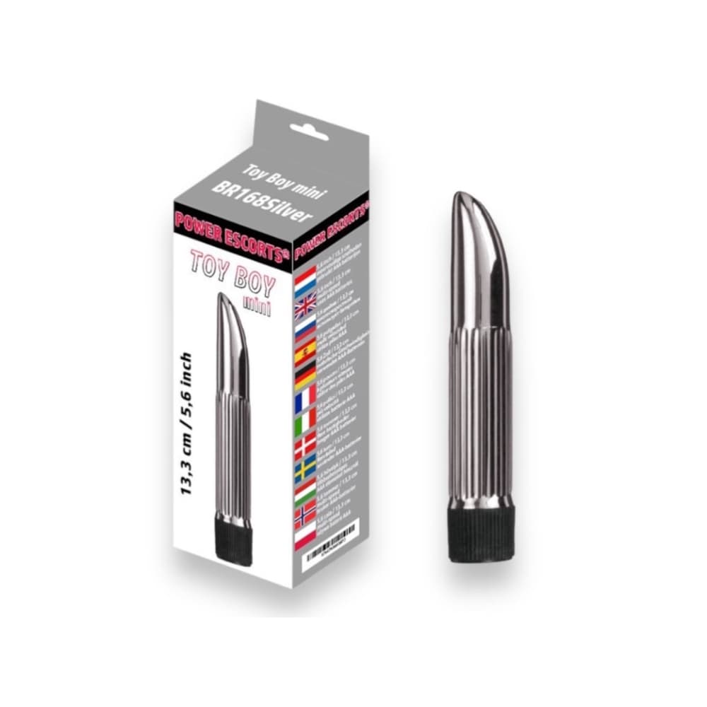 Toy Boy Mini- Bullet Vibrator-Sølv - Sexshop.dk