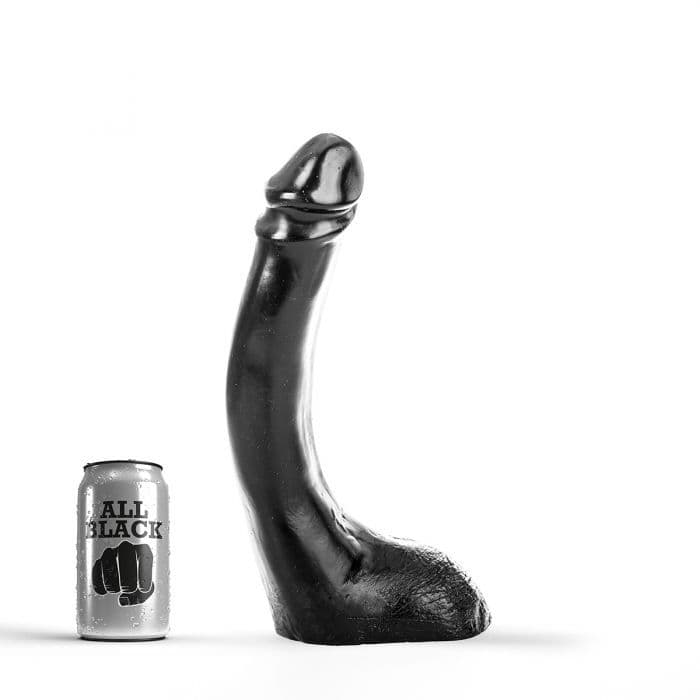 All Black 24 - Stor Dildo - Sexshop.dk