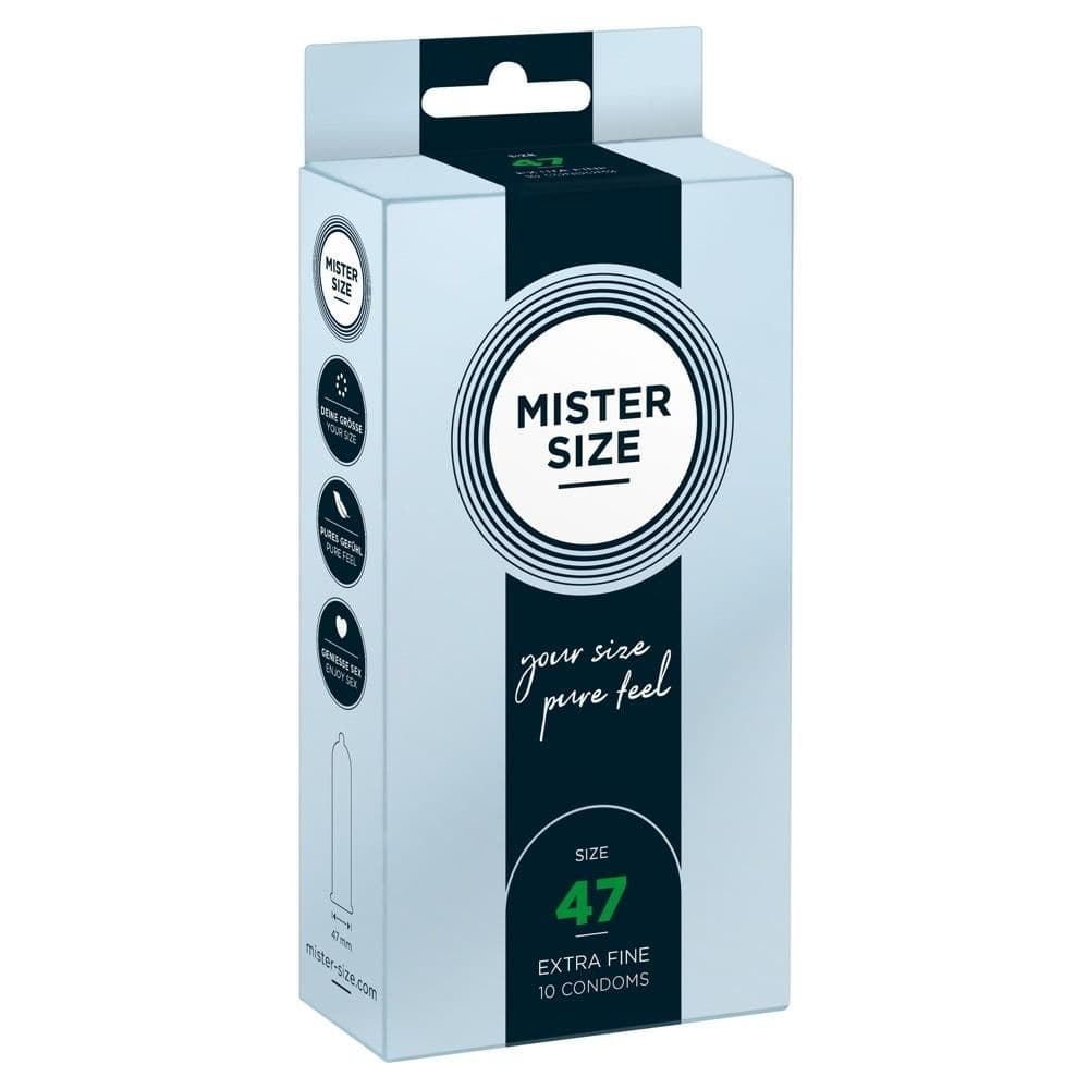Mister Size 47 mm  -  Kondomer-10 stk. - Sexshop.dk