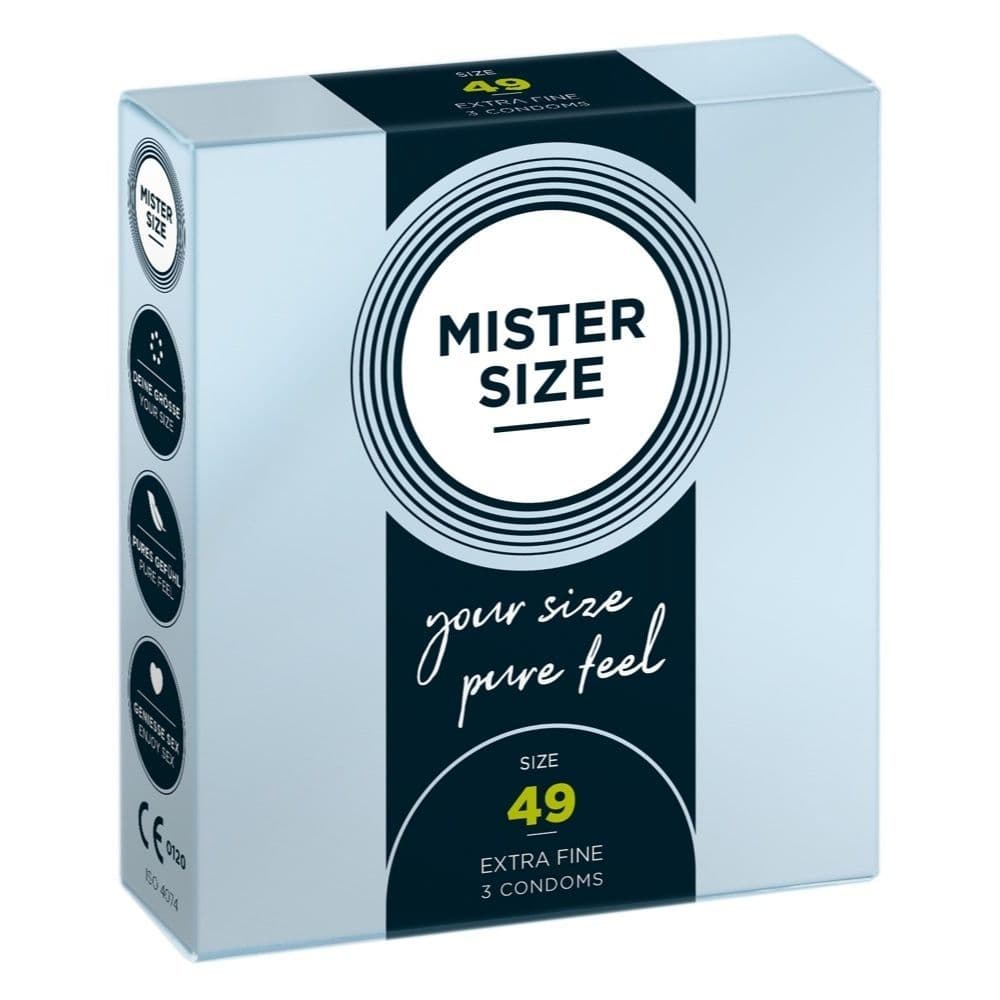 Mister Size 49 mm  -  Kondomer-3 stk. - Sexshop.dk
