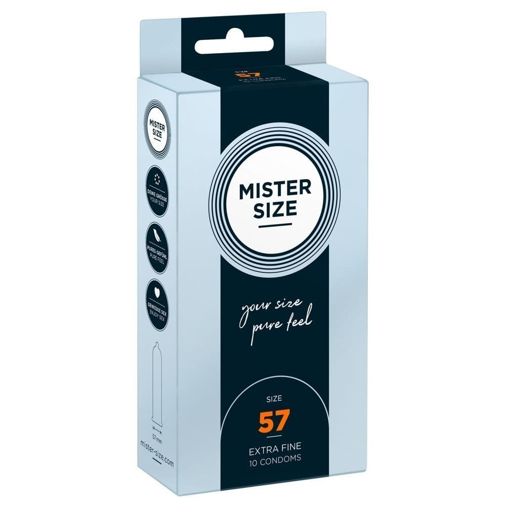 Mister Size 57 mm  -  Kondomer-10 stk. - Sexshop.dk