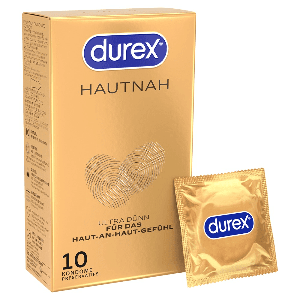 Durex Hautnah Kondomer  -  Ultra Tynde & Transparent 10 Stk. - Sexshop.dk