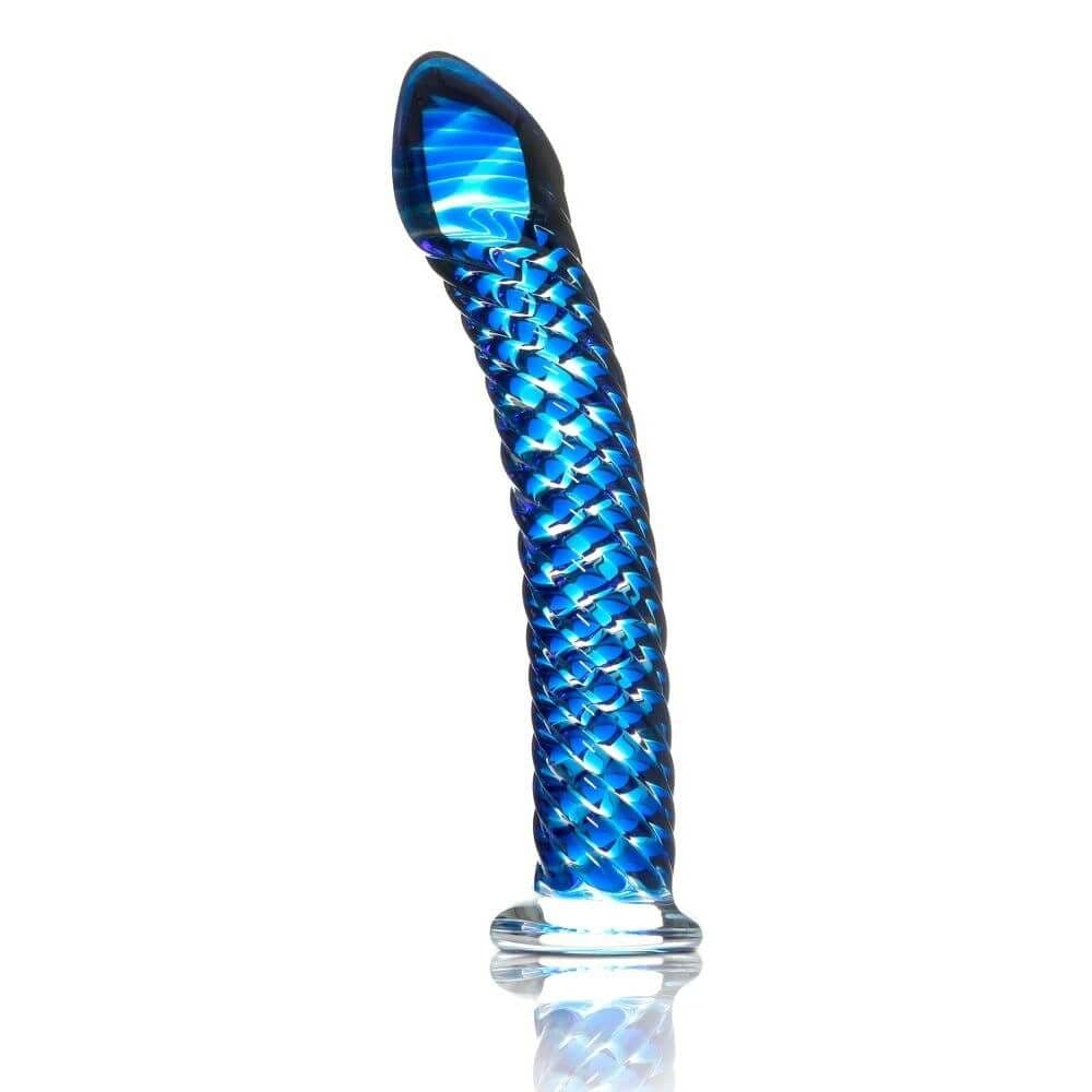 Icicles No 29 Blå Glas Dildo - Sexshop.dk