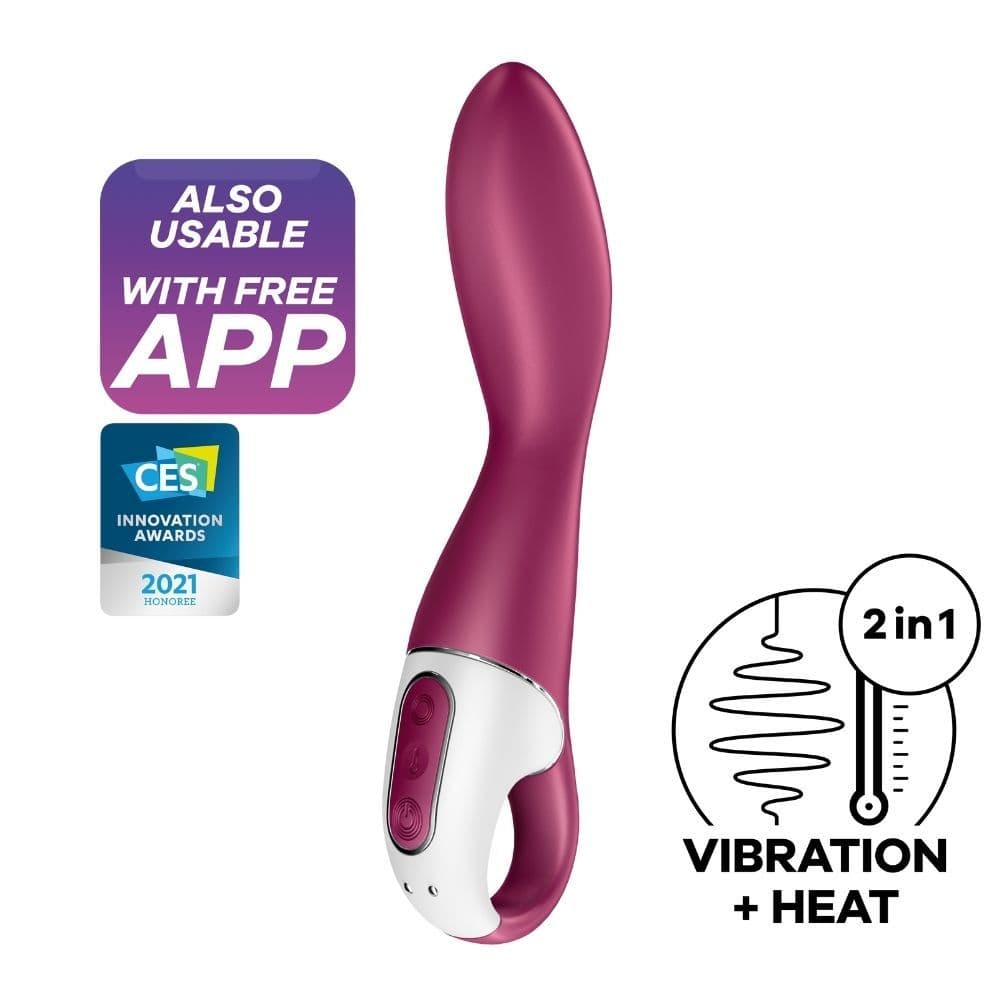 Satisfyer Heated Thrill G-punkts Vibrator med Varme - Sexshop.dk