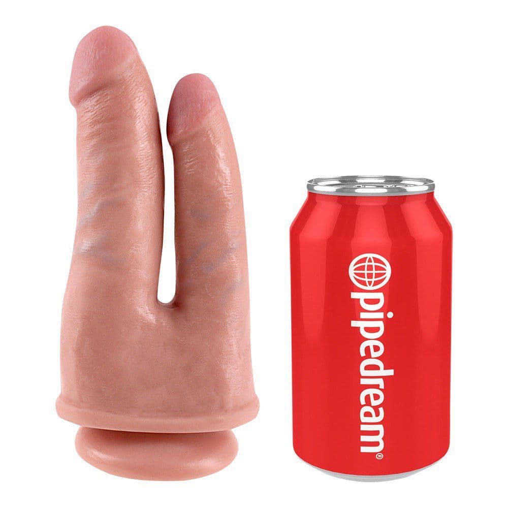 King Cock Double Penetrator - Lys Hudfarve - Sexshop.dk