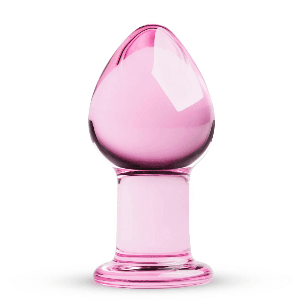Gildo Pink Glas Buttplug 9 cm - Sexshop.dk