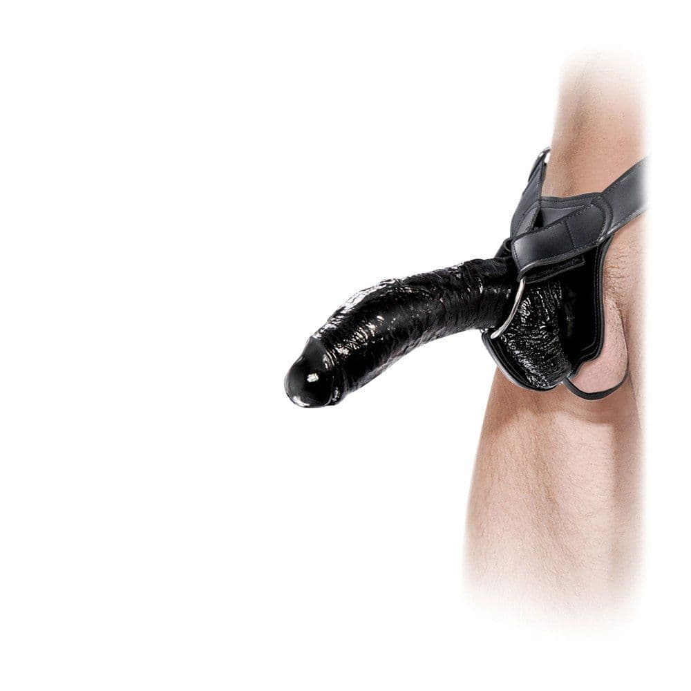 Pipedream Hul Strap On-Dong - sort - Sexshop.dk