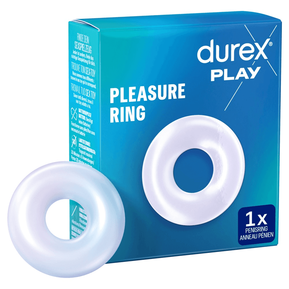 Durex Pleasure Ring  -  Elastisk Penisring i Silikone - Sexshop.dk