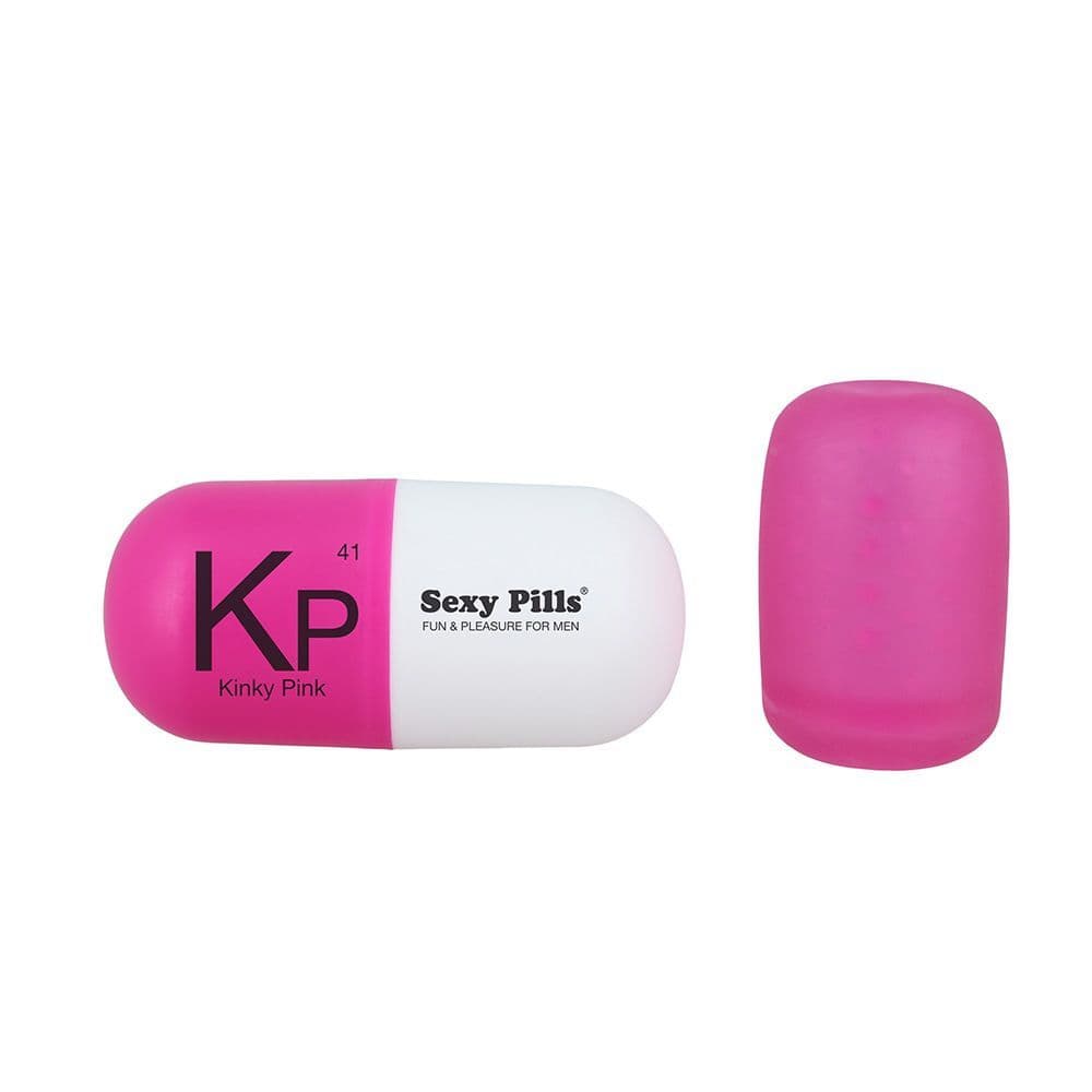 Sexy Pills  -  Frækt Legetøj Til Mænd - Pink - Sexshop.dk