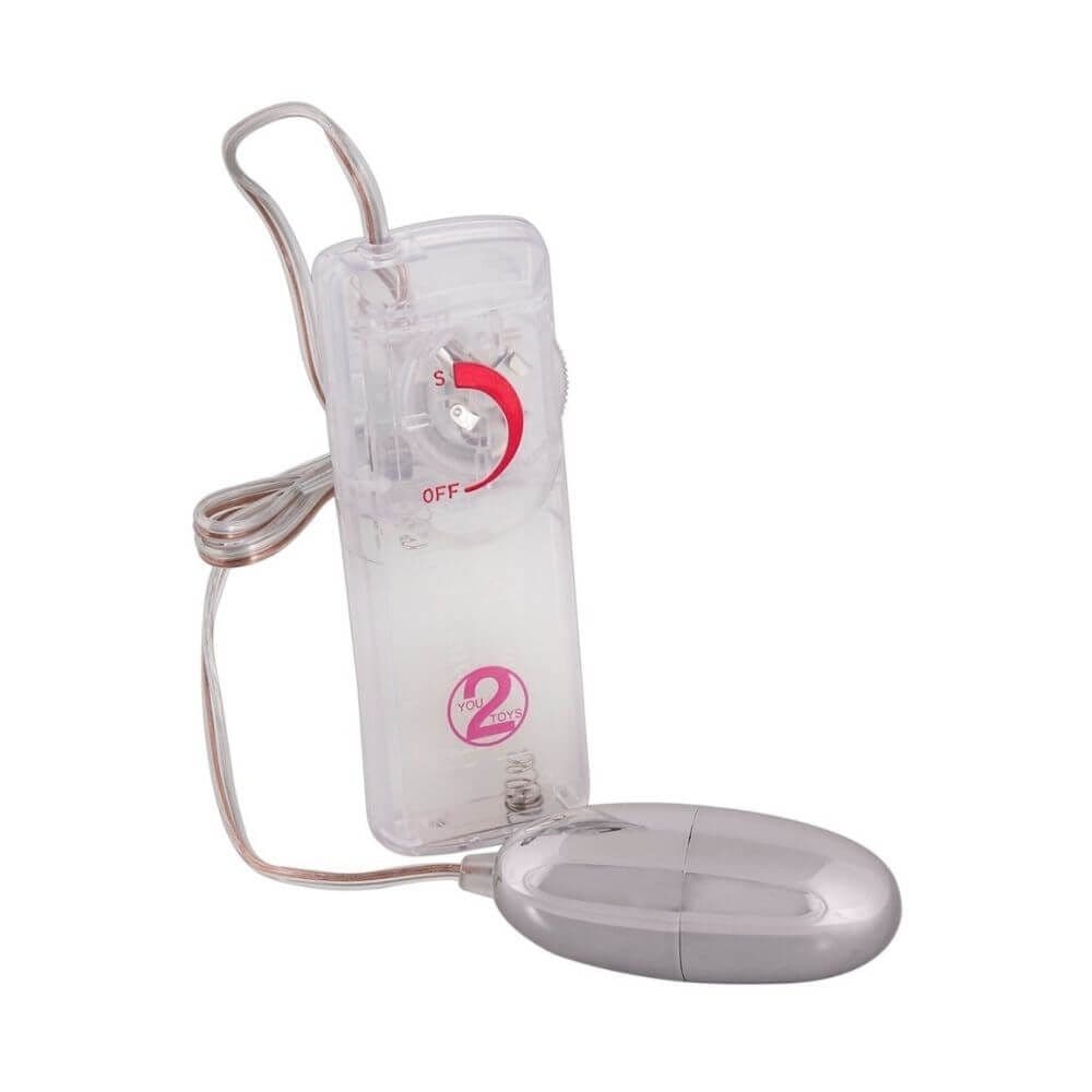 You2Toys Silverstar Vibrator æg - Sexshop.dk