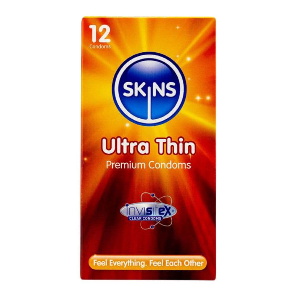 Skins Ultra Tynde Kondomer  -  12 stk. - Sexshop.dk