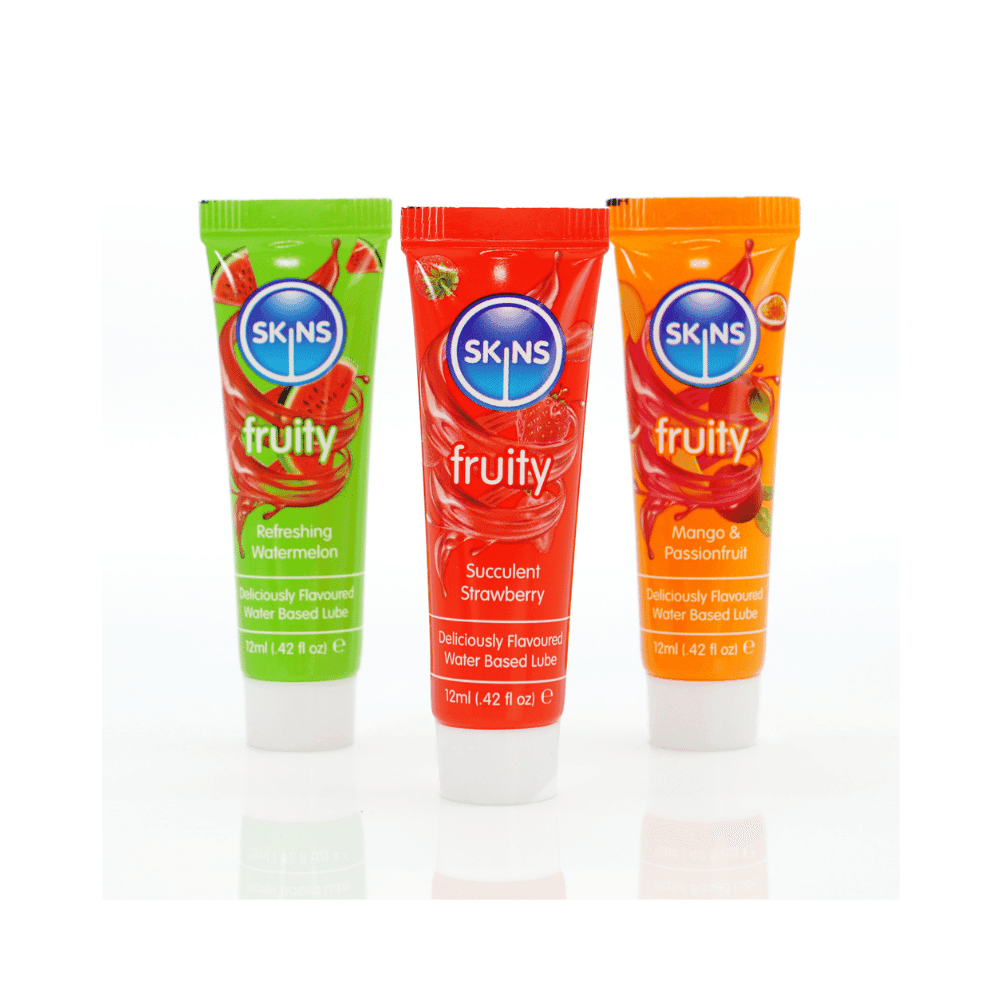 Skins Fruity Glidecremer med Smag - 3 stk. - Sexshop.dk