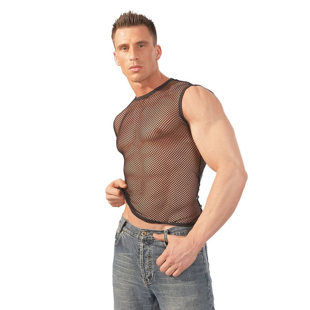 Svenjoyment Net Undertrøje - M/L - Sexshop.dk