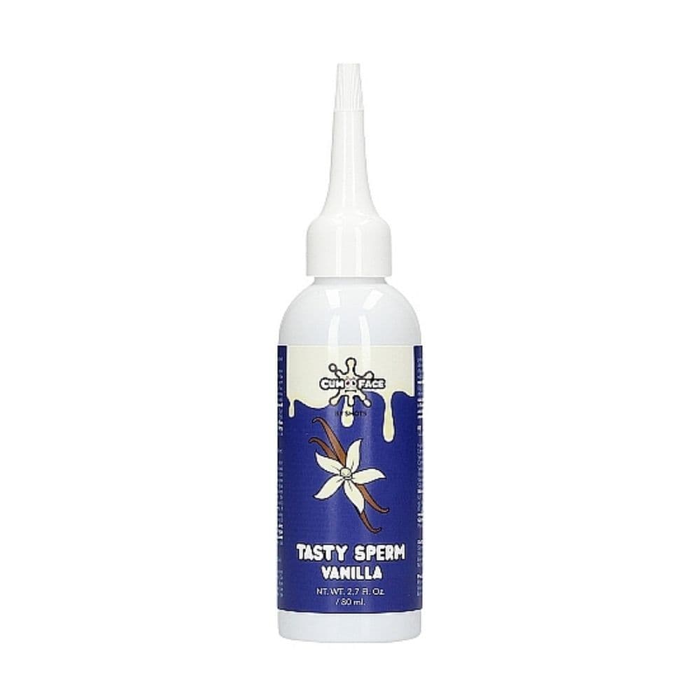 Cum Face Tasty Sperm med smag  -  80 ml-Vanilje - Sexshop.dk