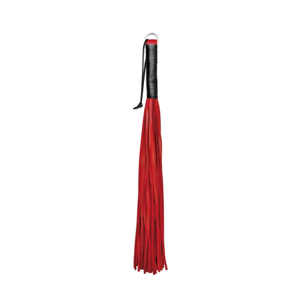 Rød Læder Flogger - Winkwink.dk