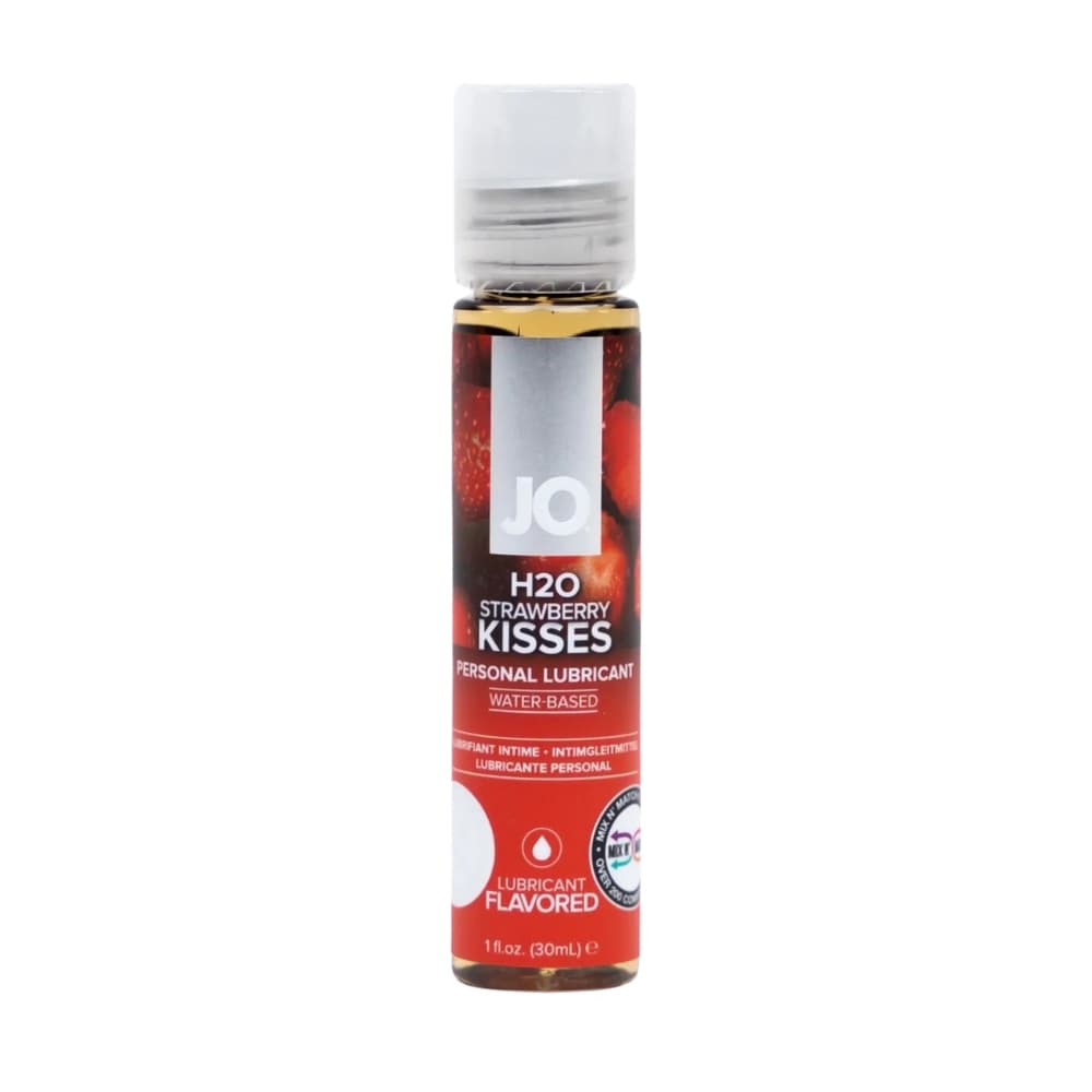 System JO H2O - Vandbaseret Glidecreme med Jordbæraroma-30 ml - Winkwink.dk