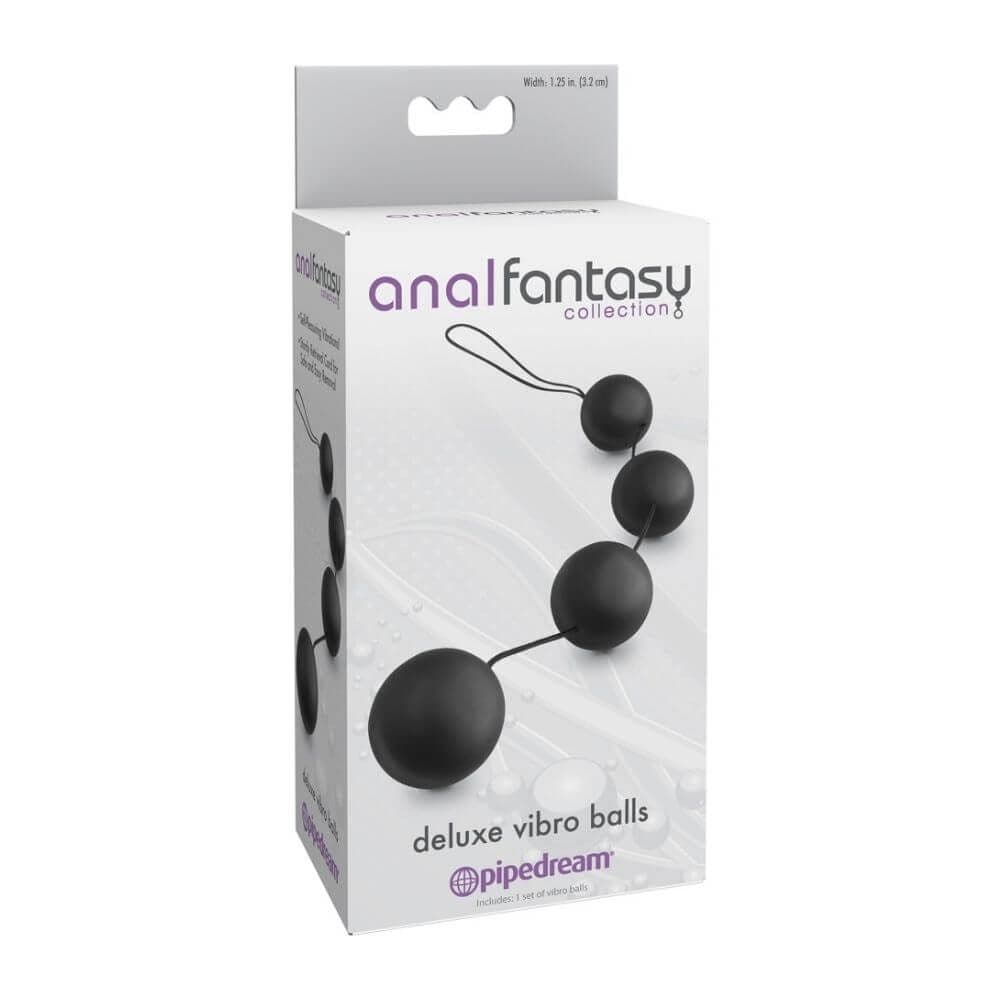Anal Fantasy Collection Deluxe Vibro Balls  -  Analkæde - Winkwink.dk