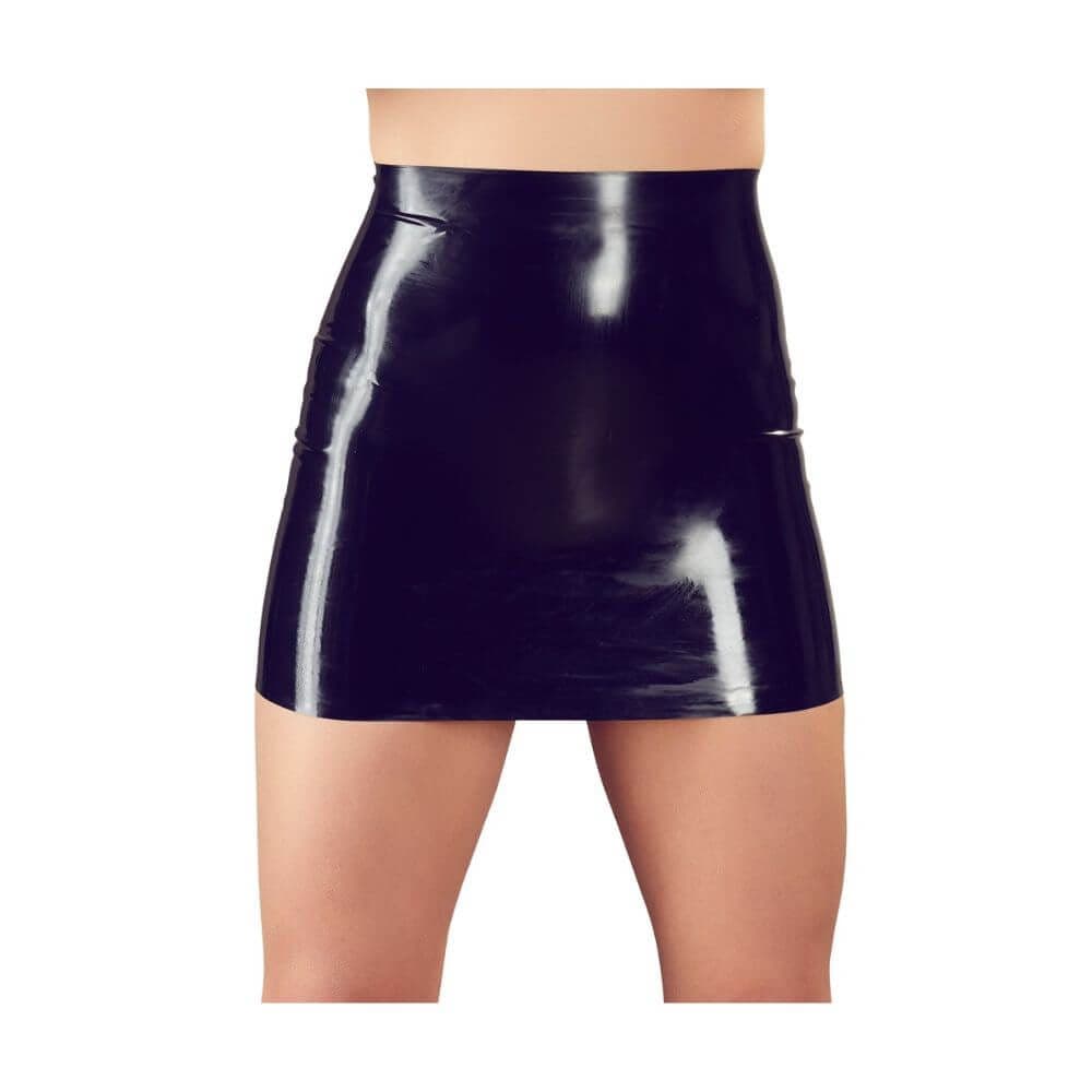 Latex-Minirock-L-Sort - Winkwink.dk