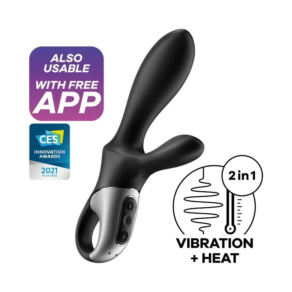 Satisfyer Heat Climax + G og P-punkts Vibrator - Winkwink.dk