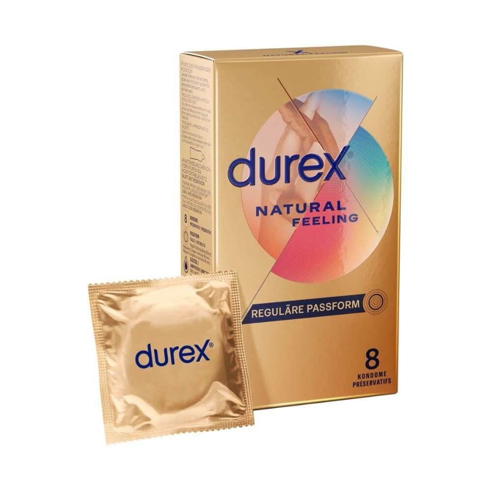 Durex Natural Feeling  -  Kondomer 8 stk - Winkwink.dk