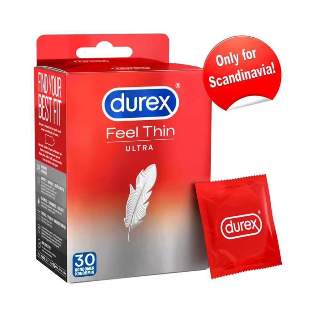 Durex Ultra Tynde - 30 stk. - Winkwink.dk