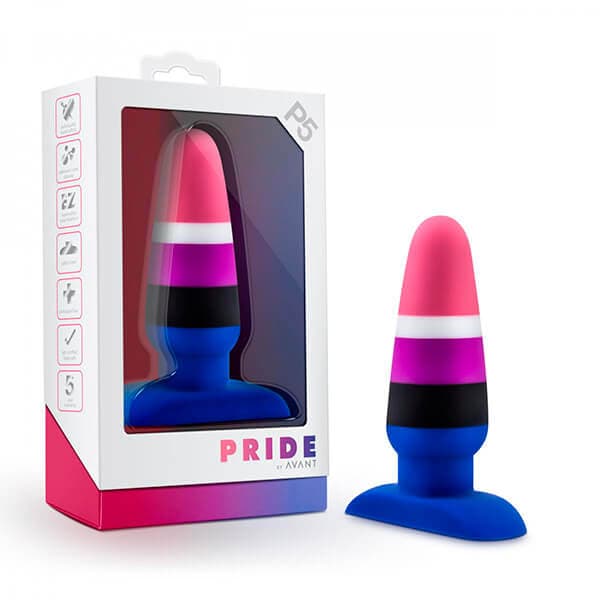 AVANT - PRIDE FLUID SILIKONE ANAL PLUG - Nautii.dk