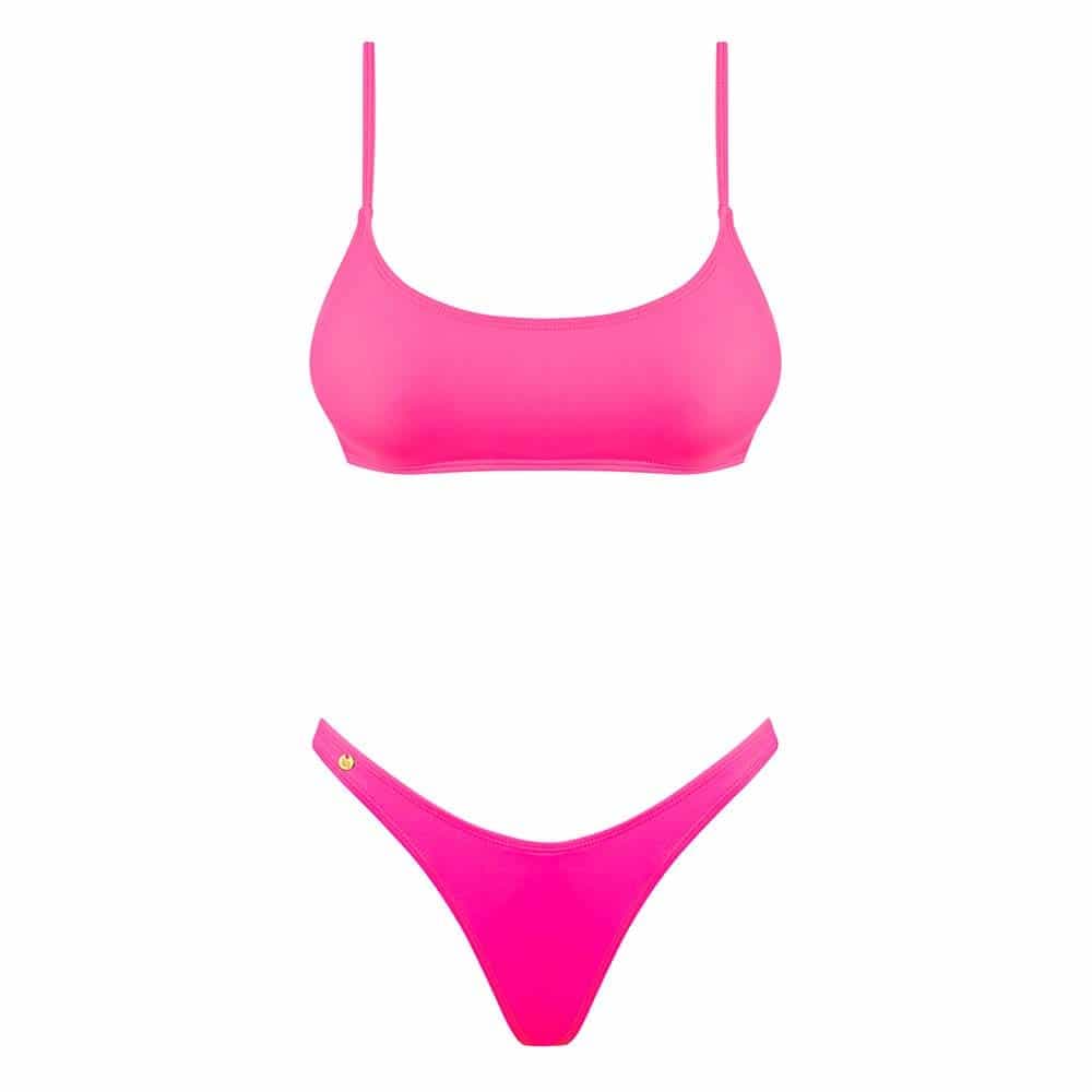 Obsessive Mexico Beach Bikini Neon-Pink - S - Private Play