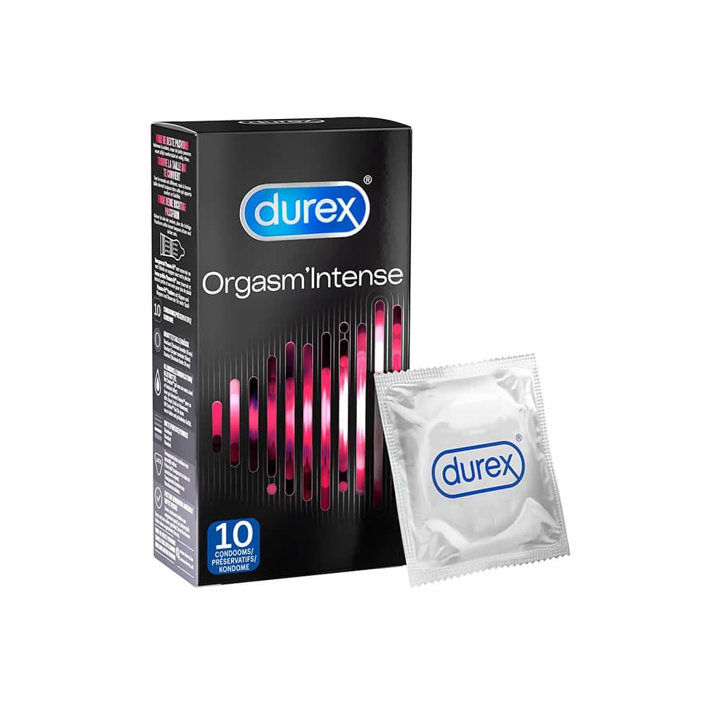 Durex Orgasm Intense Kondomer 10 stk - Private Play