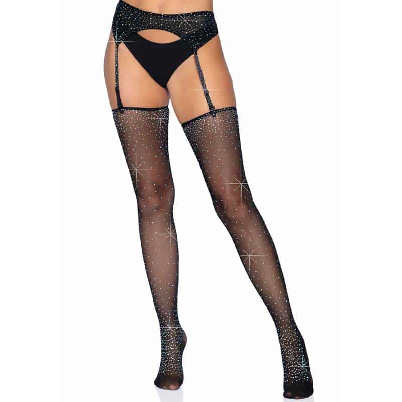 Leg Avenue Belle Hofteholder Sæt Sort - Private Play