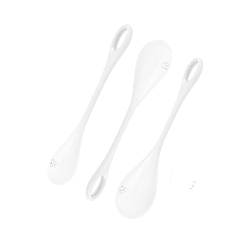 Satisfyer Yoni Power 1 Bækkenbundskugler Hvid - Private Play