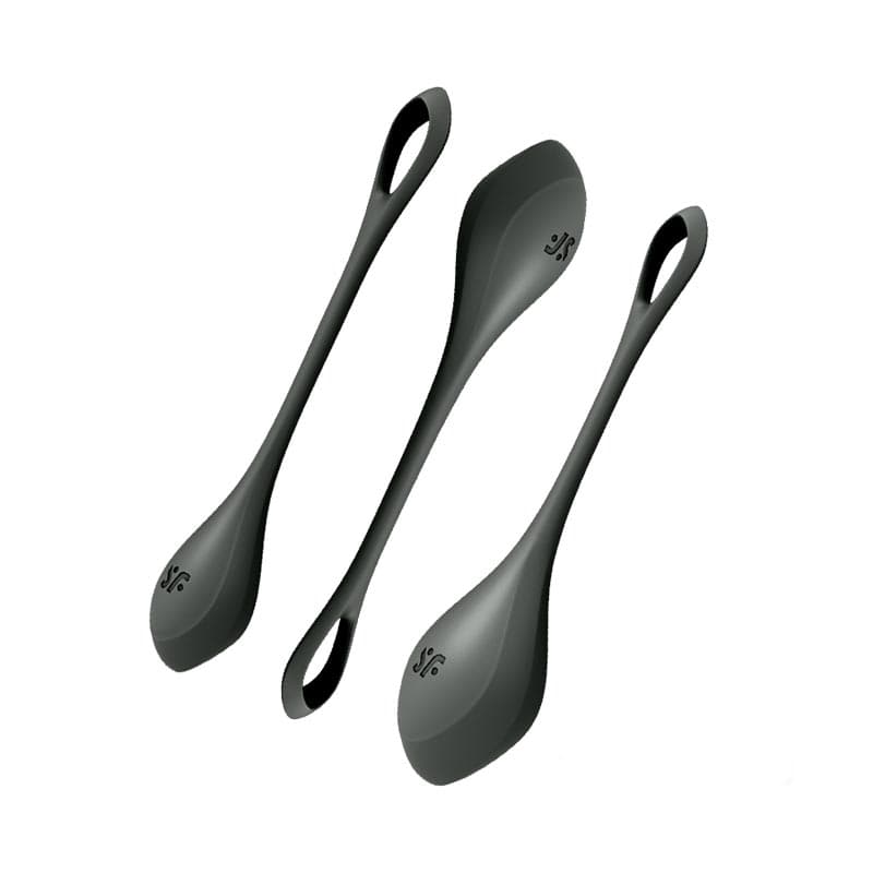 Satisfyer Yoni Power 2 Bækkenbundskugler Sort - Private Play