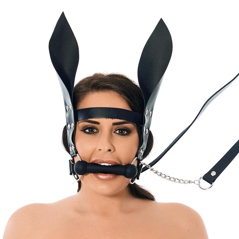 RIMBA Læder Horsebit Gag - Private Play