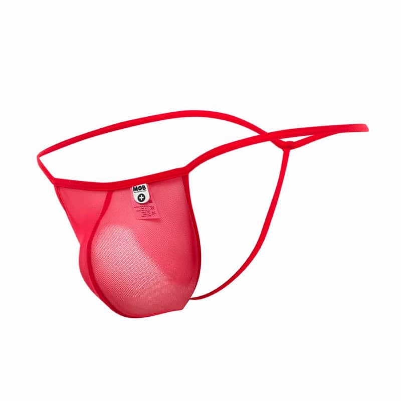 MOB Eroticwear Jon G-streng - S/M - Rød - Private Play
