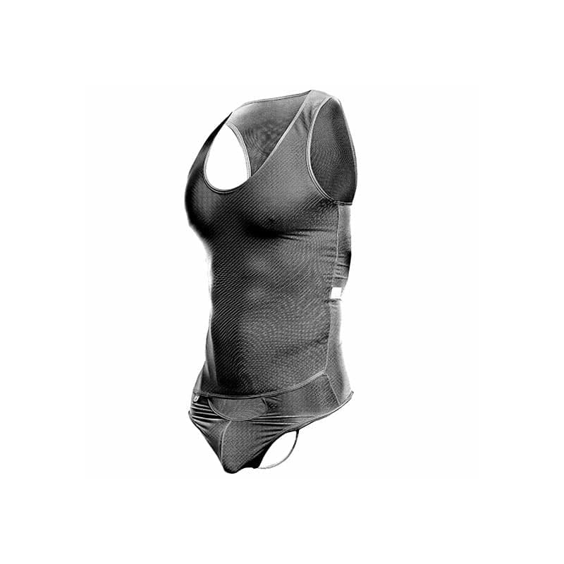 MOB Eroticwear Sebastian Top - S/M - Sort - Private Play