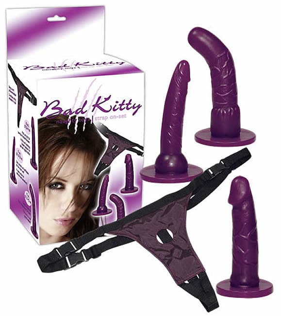 Bad Kitty Strap-On dildo Sæt - SMRS.dk