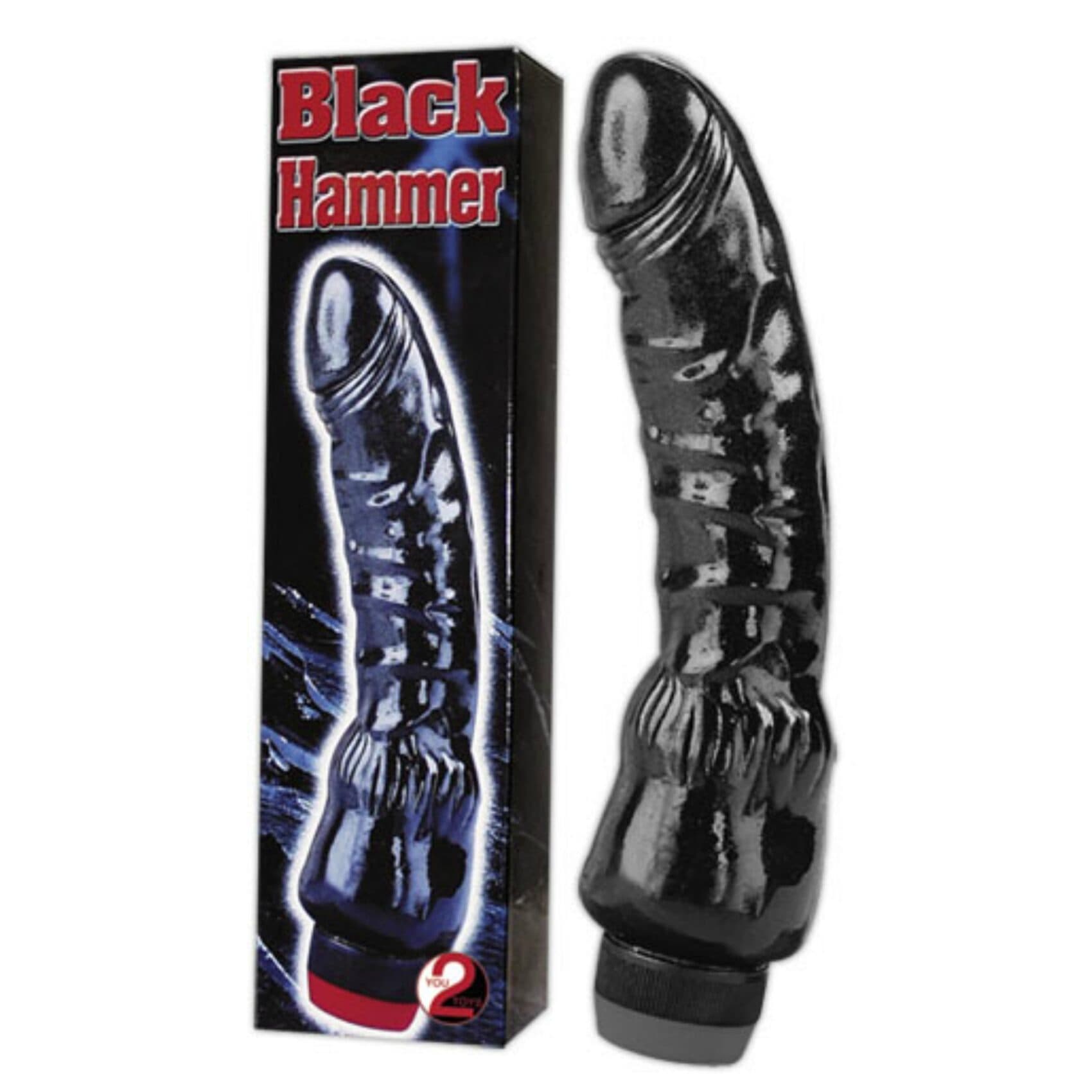 Black Hammer Dildo Vibrator - SMRS.dk