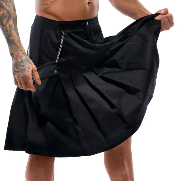 Herre Kilt i Sort - SMRS.dk