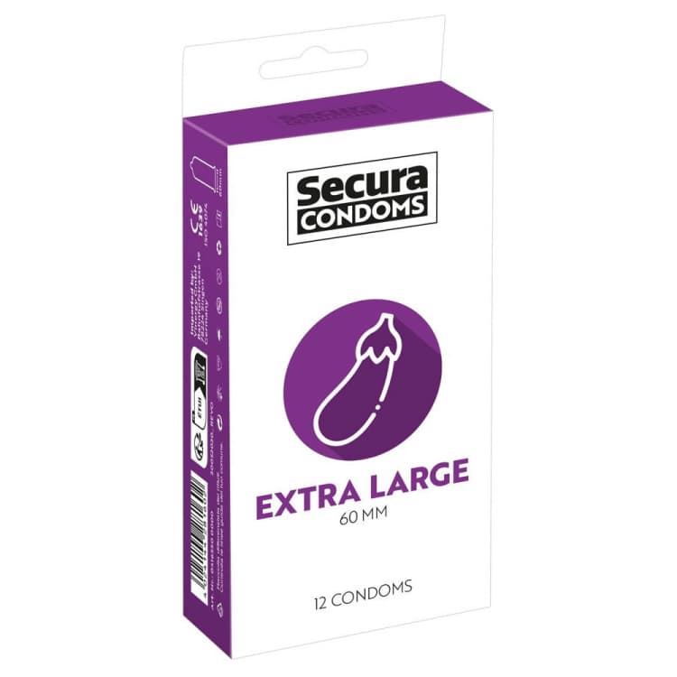 Secura XL ekstra store kondomer - SMRS.dk