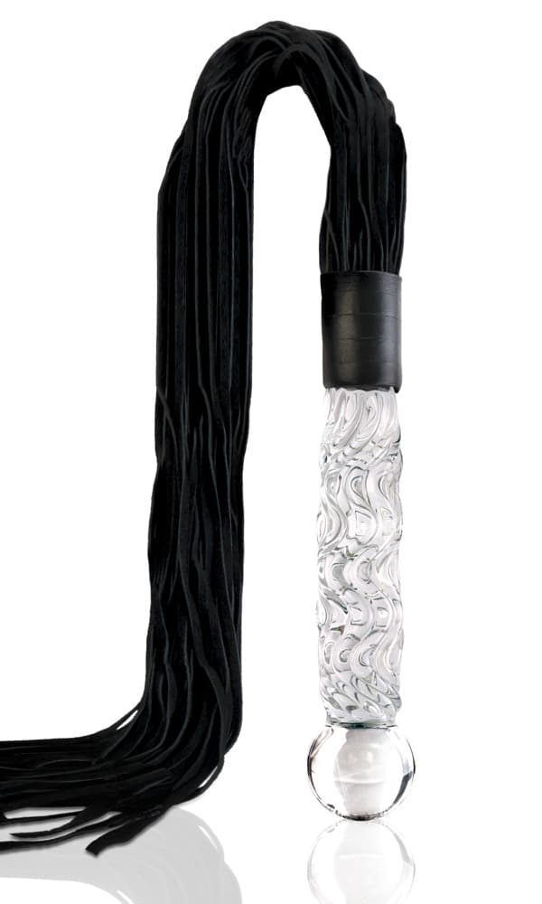 Hand Blown Glass Whip - ORION Erotik Shop