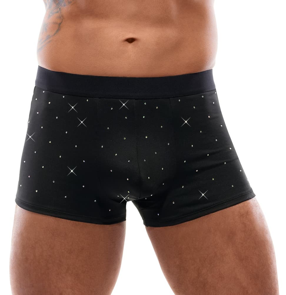 Pants med iriserende rhinsten foran - ORION Erotik Shop
