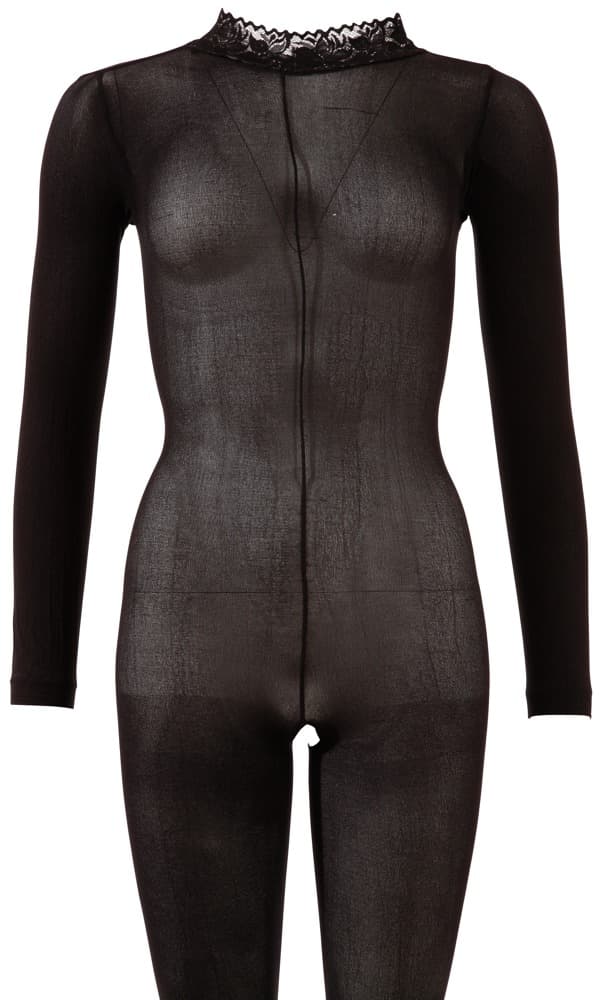 Bundløs catsuit fremstillet af fint strømpemateriale - ORION Erotik Shop