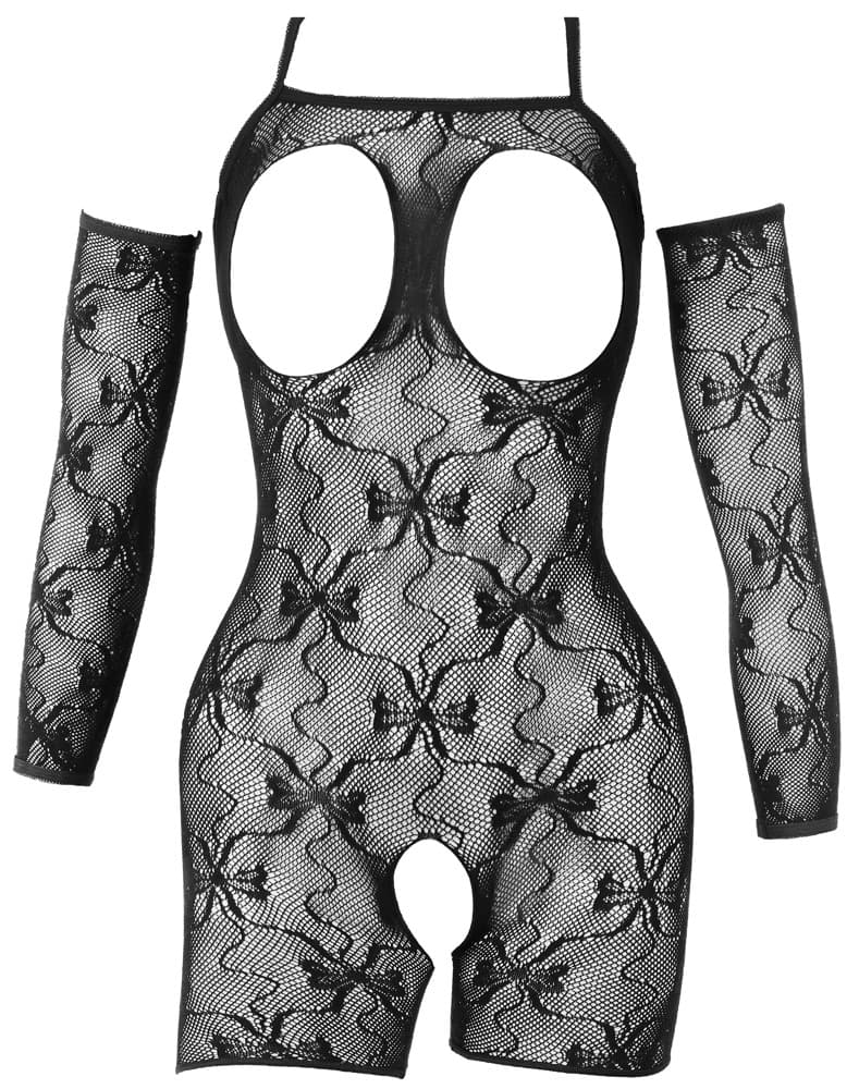 Bundløs catsuit inklusive armvarmere - ORION Erotik Shop