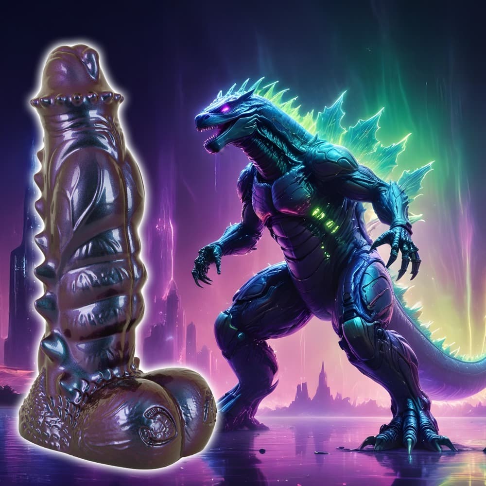 Dildo "Tech-Zilla Bang" med sugekop - ORION Erotik Shop