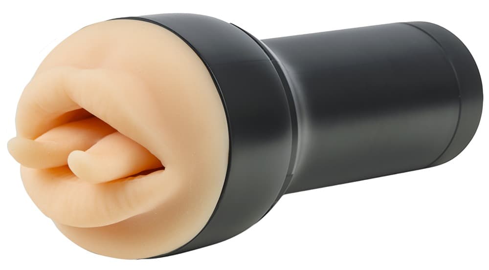 Masturbator "Feel Leigh Raven Mouth" med intensiv stimuleringsstruktur - ORION Erotik Shop