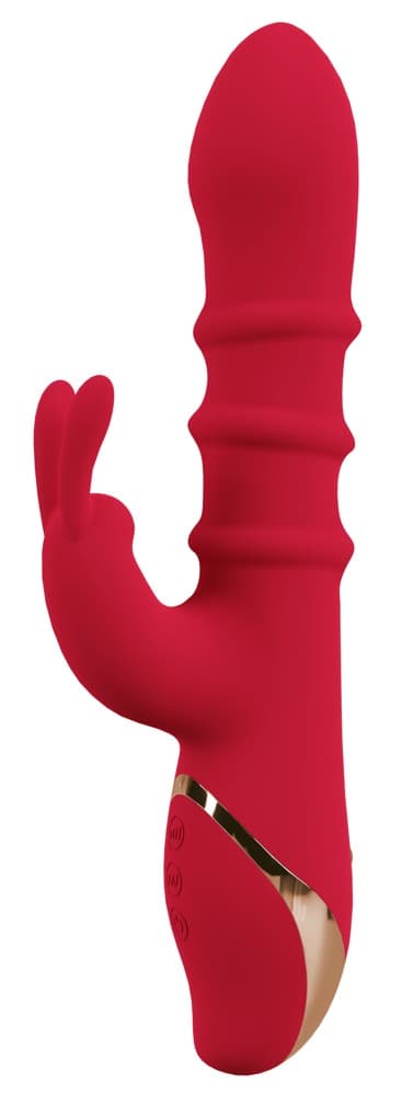 "žRabbit Vibrator with 3 Moving Rings" - ORION Erotik Shop