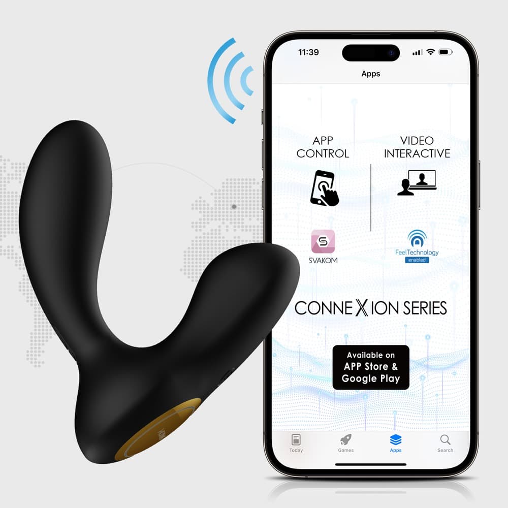 Analvibrator "Vick Neo 2" med fjernbetjening - ORION Erotik Shop