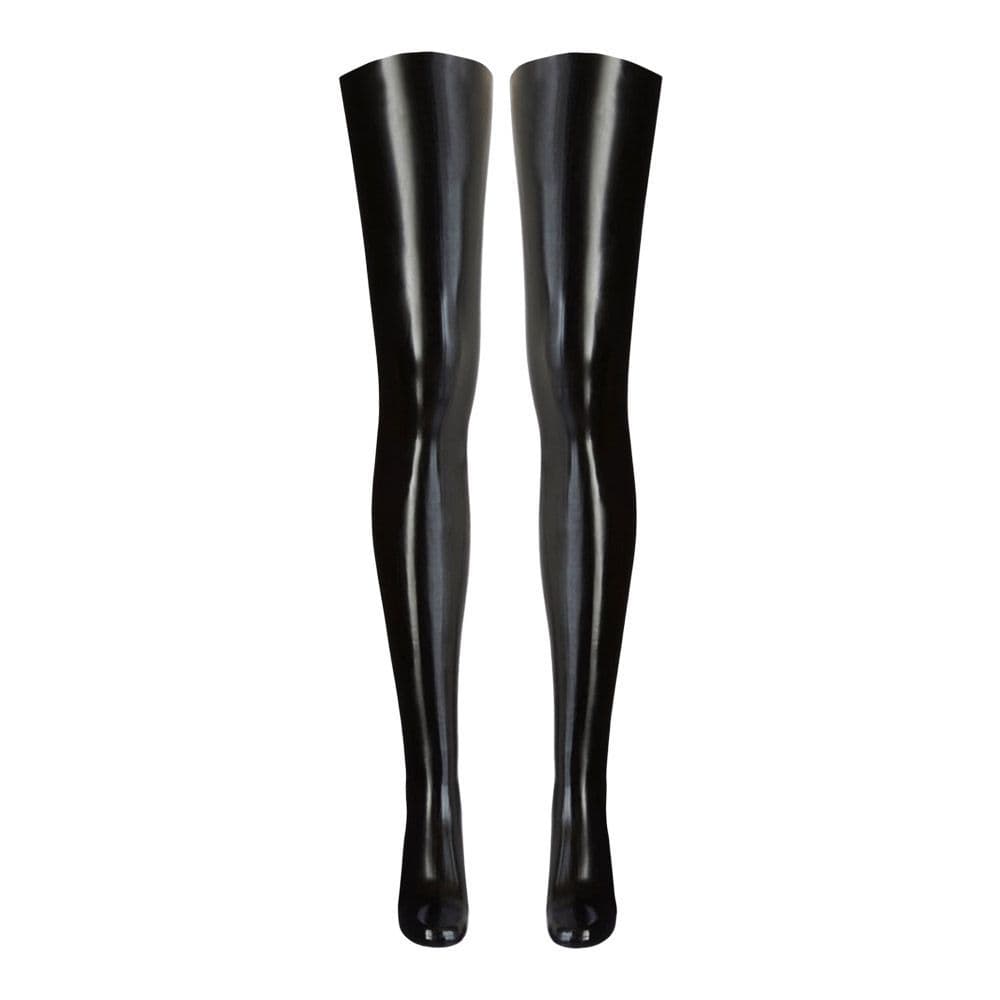 Latex strømper sorte-XS - Sexshop.dk