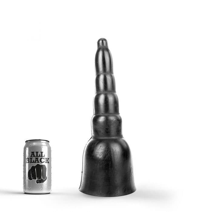 All Black 18 - Stor Anal Dildo - Sexshop.dk