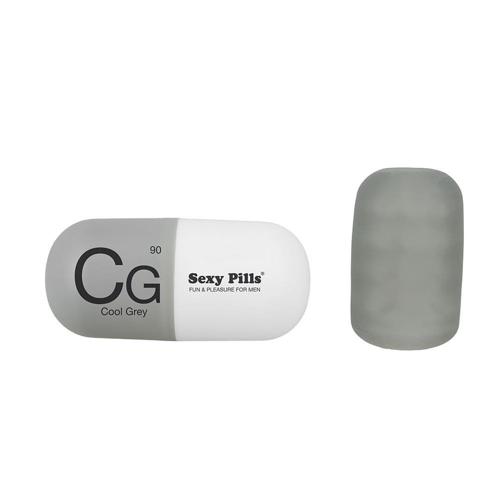 Sexy Pills - Frækt legetøj til mænd - grå - Sexshop.dk