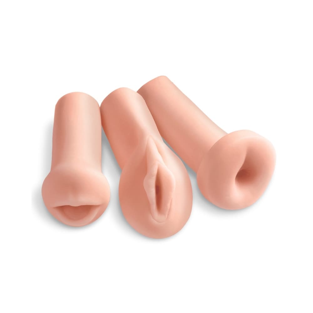 Pipedream Extreme All 3 Holes - Pocket Pussy Sæt - Winkwink.dk